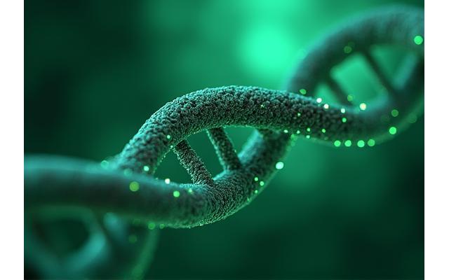 Mikroskopische Darstellung von Telomeren an Chromosomenenden