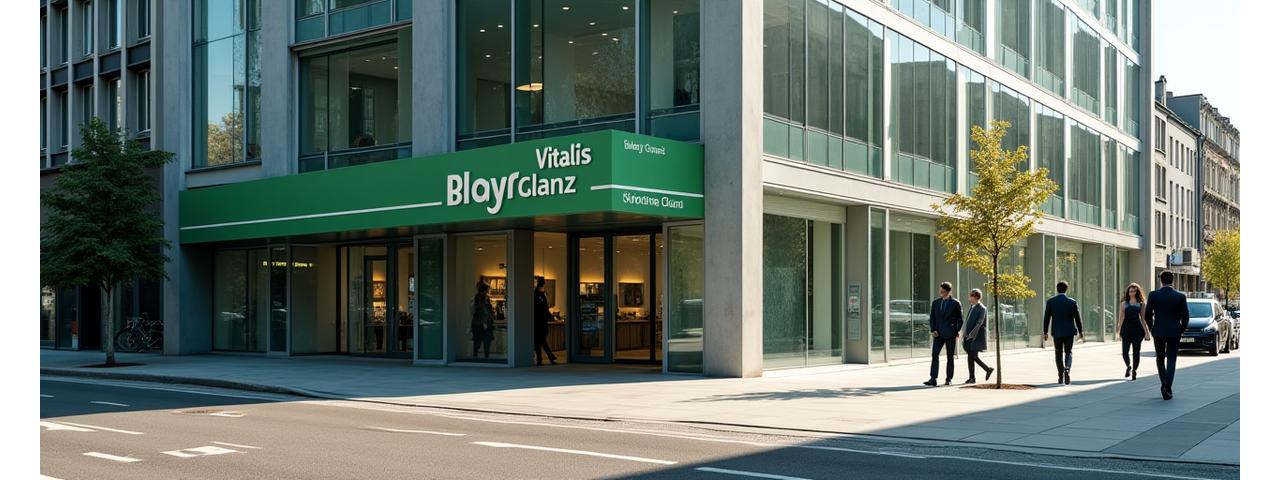 Modernes, einladendes Bürogebäude von Vitalis Glanz an der Königsallee in Düsseldorf